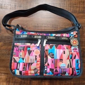 NWOT - LeSportsac x Disney Small World - "Wondrous Journey" Deluxe Everyday Bag